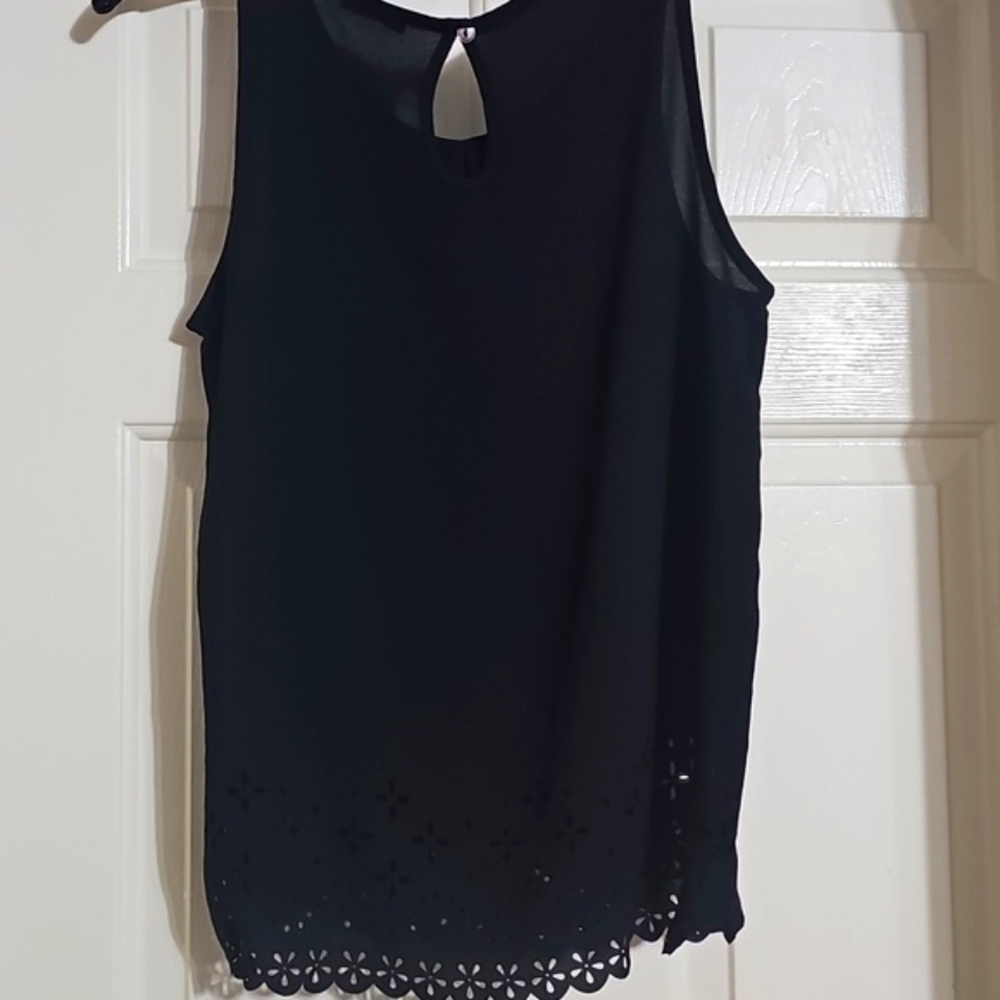 Papermoon Black Sleeveless Blouse - Picture 3 of 4